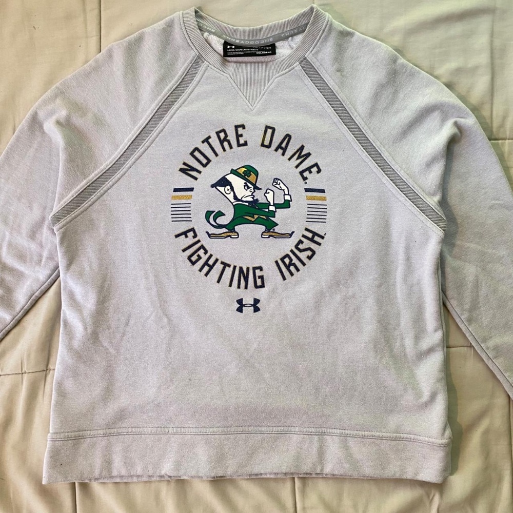 Vintage Notre Dame Fighting Irish Sports Crewneck | Under Armour